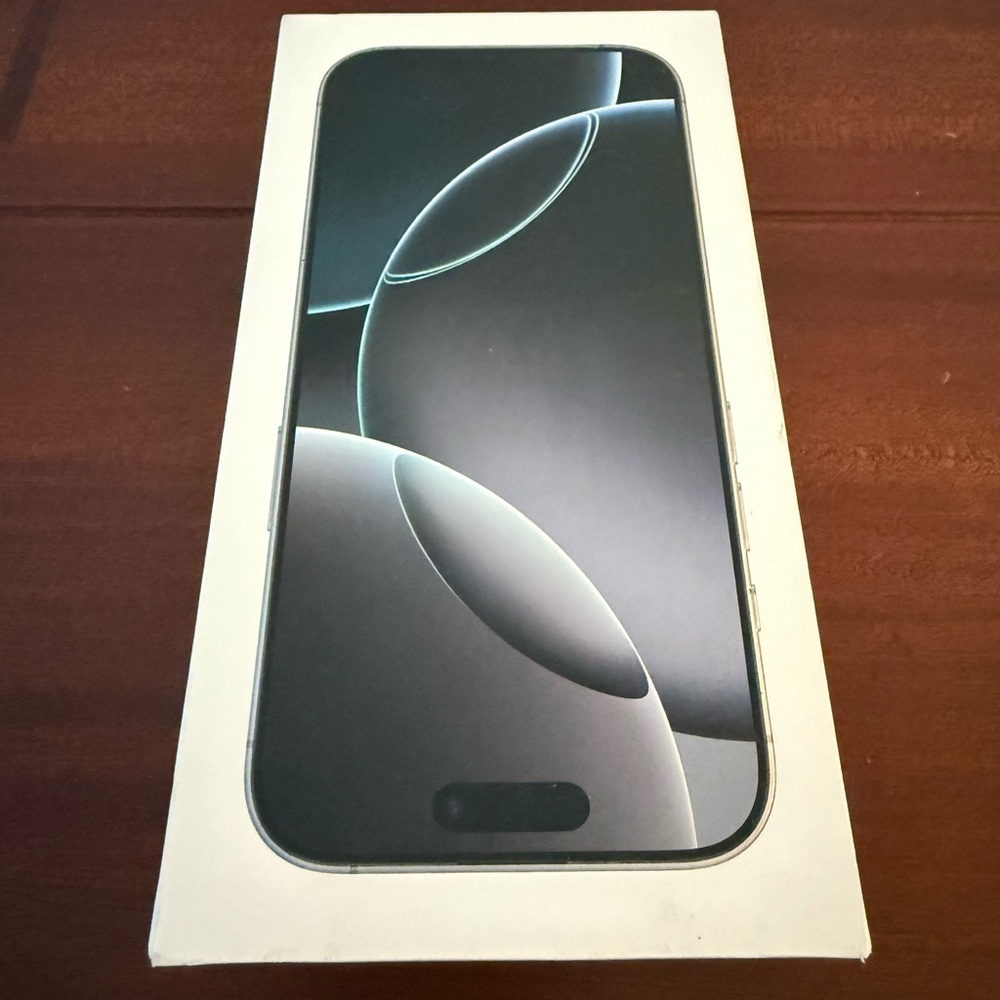 iPhone 16 Pro Empty Box